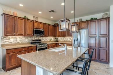 This well-appointed 2009 Riva model is located on a corner lot on Quail Creek Country Club  in Arizona - for sale on GolfHomes.com, golf home, golf lot