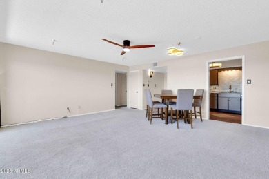 Absolutely gorgeous 2-bedroom, 2-bathroom END UNIT condo in the on Sunland Village Golf Club in Arizona - for sale on GolfHomes.com, golf home, golf lot