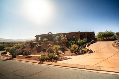 Welcome to this stunning single-level home in the gated Entrada on Entrada at Snow Canyon in Utah - for sale on GolfHomes.com, golf home, golf lot