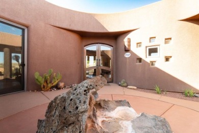 Welcome to this stunning single-level home in the gated Entrada on Entrada at Snow Canyon in Utah - for sale on GolfHomes.com, golf home, golf lot