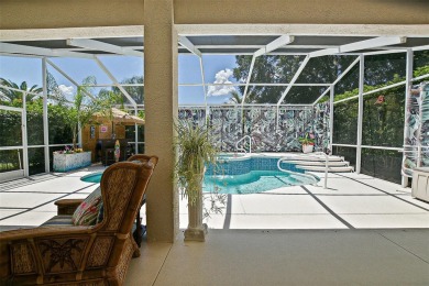 RARELY AVAILABLE POOL (SALTWATER W/HOT TUB) HOME IN WONDERFUL on Eagle Ridge At Spruce Creek Country Club in Florida - for sale on GolfHomes.com, golf home, golf lot