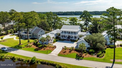 Stunning waterfront location and exquisite features, this home on Oldfield Golf Club in South Carolina - for sale on GolfHomes.com, golf home, golf lot