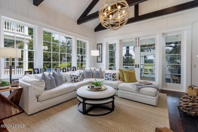 Stunning waterfront location and exquisite features, this home on Oldfield Golf Club in South Carolina - for sale on GolfHomes.com, golf home, golf lot