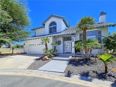 ** ONE OF A KIND BACKYARD SITS ON A LAKE AND TWO GOLF COURSE on Painted Desert Golf Club in Nevada - for sale on GolfHomes.com, golf home, golf lot