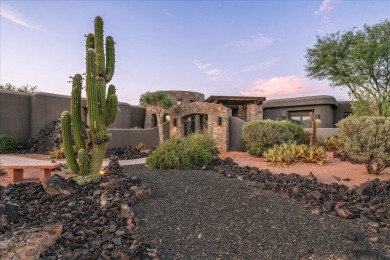 Perched high above the 18th green at Entrada Country Club, this on Entrada at Snow Canyon in Utah - for sale on GolfHomes.com, golf home, golf lot