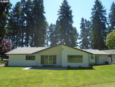 Mid-century modern ranch style home located on the 14th hole of on Club Green Meadows in Washington - for sale on GolfHomes.com, golf home, golf lot
