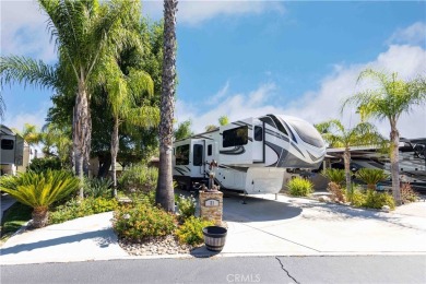 Great Curb Appeal with Golf Cart Parking and huge Build-Out with on Rancho California RV Resort in California - for sale on GolfHomes.com, golf home, golf lot
