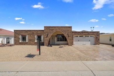 Welcome to your slice of paradise on the 18th hole of Palmbrook on PalmBrook Country Club in Arizona - for sale on GolfHomes.com, golf home, golf lot