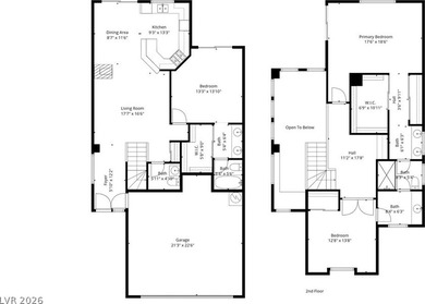 This 3 bedroom 2.5 bath 2-story townhome is located in the on Painted Desert Golf Club in Nevada - for sale on GolfHomes.com, golf home, golf lot