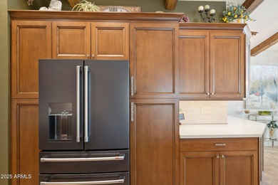 SPECTACULAR VIEWS! Immaculate Topaz model w/sparkling oasis pool on Tuscany Falls At Pebble Creek in Arizona - for sale on GolfHomes.com, golf home, golf lot