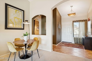 SPECTACULAR VIEWS! Immaculate Topaz model w/sparkling oasis pool on Tuscany Falls At Pebble Creek in Arizona - for sale on GolfHomes.com, golf home, golf lot