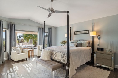 SPECTACULAR VIEWS! Immaculate Topaz model w/sparkling oasis pool on Tuscany Falls At Pebble Creek in Arizona - for sale on GolfHomes.com, golf home, golf lot