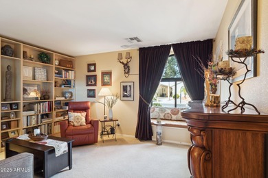 SPECTACULAR VIEWS! Immaculate Topaz model w/sparkling oasis pool on Tuscany Falls At Pebble Creek in Arizona - for sale on GolfHomes.com, golf home, golf lot