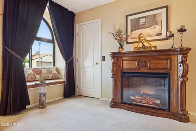 SPECTACULAR VIEWS! Immaculate Topaz model w/sparkling oasis pool on Tuscany Falls At Pebble Creek in Arizona - for sale on GolfHomes.com, golf home, golf lot