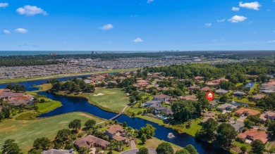 This beautiful home sits on a large lakefront lot in the Milano on Grande Dunes Golf Club in South Carolina - for sale on GolfHomes.com, golf home, golf lot