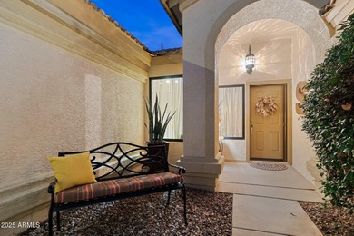 SPECTACULAR VIEWS! Immaculate Topaz model w/sparkling oasis pool on Tuscany Falls At Pebble Creek in Arizona - for sale on GolfHomes.com, golf home, golf lot