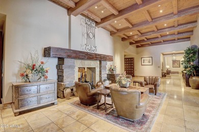 SPECTACULAR VIEWS! Immaculate Topaz model w/sparkling oasis pool on Tuscany Falls At Pebble Creek in Arizona - for sale on GolfHomes.com, golf home, golf lot