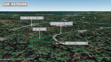 Beautiful 1/4 acre lot in Rayburn Country! Perfect location and on Rayburn Country Club in Texas - for sale on GolfHomes.com, golf home, golf lot