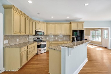 This thoughtfully designed home offers tranquil views of the on Members Club At St. James Plantation in North Carolina - for sale on GolfHomes.com, golf home, golf lot