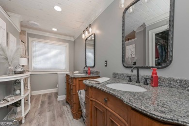 FORE!!!!  When you home backs up to the 5th Hole of The St on St. Andrews Golf and Country Club in Georgia - for sale on GolfHomes.com, golf home, golf lot