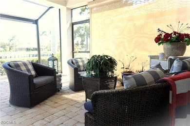 GOLF COURSE & WATERFRONT VIEWS! Welcome to this beautifully on Estero Country Club in Florida - for sale on GolfHomes.com, golf home, golf lot