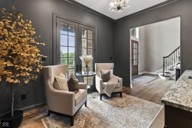Chateau-Inspired Luxury in Prestigious Hamilton Proper! Nestled on The Hawthorns Golf and Country Club in Indiana - for sale on GolfHomes.com, golf home, golf lot
