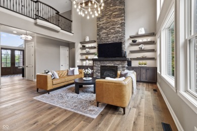 Chateau-Inspired Luxury in Prestigious Hamilton Proper! Nestled on The Hawthorns Golf and Country Club in Indiana - for sale on GolfHomes.com, golf home, golf lot