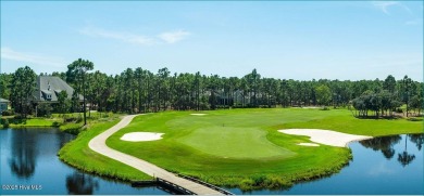 This thoughtfully designed home offers tranquil views of the on Members Club At St. James Plantation in North Carolina - for sale on GolfHomes.com, golf home, golf lot
