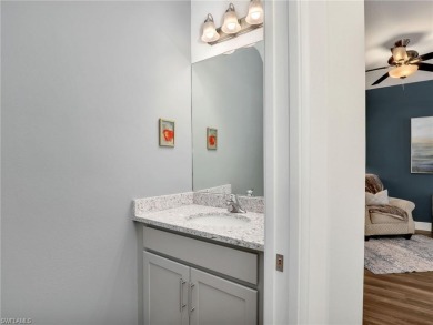 This LIKE-NEW home built in 2022 offers over 1,700 square feet on Bonita Fairways in Florida - for sale on GolfHomes.com, golf home, golf lot