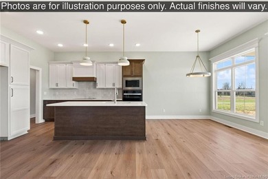 Open House Sunday 2-4 p.m. Stunning CALLEIGH plan by Discovery on Champions Pointe Golf Course in Indiana - for sale on GolfHomes.com, golf home, golf lot