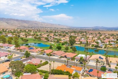 Welcome to your new desert oasis! This stunning 3-bedroom on Mission Lakes Country Club in California - for sale on GolfHomes.com, golf home, golf lot