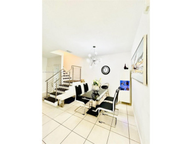 Beautiful and remodeled townhouse with 4 bedrooms and 3 full on Country Club of Miami in Florida - for sale on GolfHomes.com, golf home, golf lot