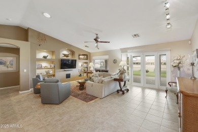 This beautiful PALMERA model w/ AMAZING LAKE and GOLF COURSE on Oakwood Golf Club  in Arizona - for sale on GolfHomes.com, golf home, golf lot