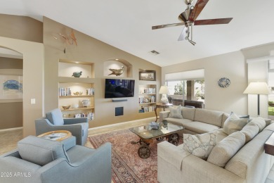 This beautiful PALMERA model w/ AMAZING LAKE and GOLF COURSE on Oakwood Golf Club  in Arizona - for sale on GolfHomes.com, golf home, golf lot