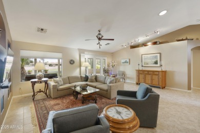 This beautiful PALMERA model w/ AMAZING LAKE and GOLF COURSE on Oakwood Golf Club  in Arizona - for sale on GolfHomes.com, golf home, golf lot