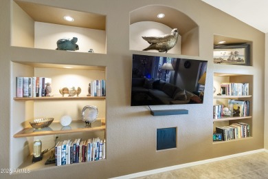 This beautiful PALMERA model w/ AMAZING LAKE and GOLF COURSE on Oakwood Golf Club  in Arizona - for sale on GolfHomes.com, golf home, golf lot