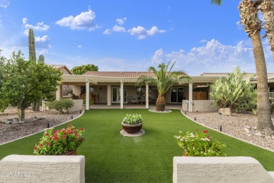 This beautiful PALMERA model w/ AMAZING LAKE and GOLF COURSE on Oakwood Golf Club  in Arizona - for sale on GolfHomes.com, golf home, golf lot