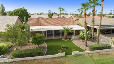 This beautiful PALMERA model w/ AMAZING LAKE and GOLF COURSE on Oakwood Golf Club  in Arizona - for sale on GolfHomes.com, golf home, golf lot