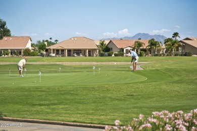This beautiful PALMERA model w/ AMAZING LAKE and GOLF COURSE on Oakwood Golf Club  in Arizona - for sale on GolfHomes.com, golf home, golf lot