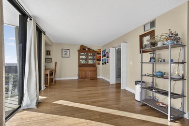 BEAUTIFUL OPEN 2/2, CORNER UNIT WITH VIEW GOLF AND CITY IN A on The President Country Club in Florida - for sale on GolfHomes.com, golf home, golf lot