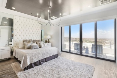 Experience sweeping 180-degree unobstructed Strip, mountain & on  in Nevada - for sale on GolfHomes.com, golf home, golf lot
