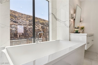 Experience sweeping 180-degree unobstructed Strip, mountain & on  in Nevada - for sale on GolfHomes.com, golf home, golf lot