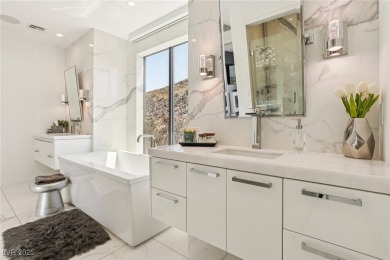 Experience sweeping 180-degree unobstructed Strip, mountain & on  in Nevada - for sale on GolfHomes.com, golf home, golf lot