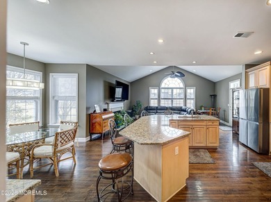 Open and airy 3 bedroom 2 1/2 bath Dunbar model patio home in on Battleground Country Club in New Jersey - for sale on GolfHomes.com, golf home, golf lot