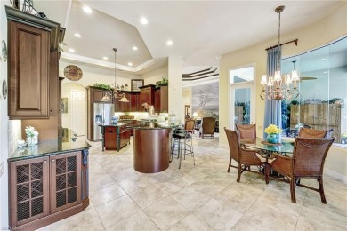 This pristine Mediterranean-style residence, custom-built by on Verandah Golf Course and Club in Florida - for sale on GolfHomes.com, golf home, golf lot