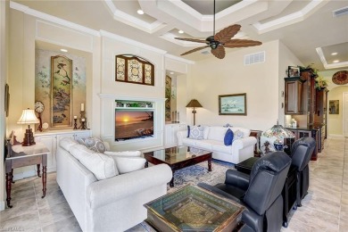 This pristine Mediterranean-style residence, custom-built by on Verandah Golf Course and Club in Florida - for sale on GolfHomes.com, golf home, golf lot