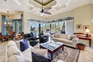 This pristine Mediterranean-style residence, custom-built by on Verandah Golf Course and Club in Florida - for sale on GolfHomes.com, golf home, golf lot