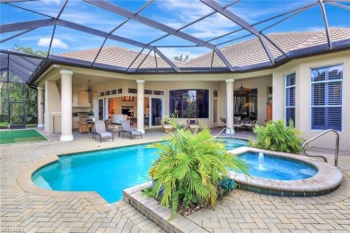 This pristine Mediterranean-style residence, custom-built by on Verandah Golf Course and Club in Florida - for sale on GolfHomes.com, golf home, golf lot