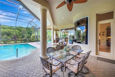 This pristine Mediterranean-style residence, custom-built by on Verandah Golf Course and Club in Florida - for sale on GolfHomes.com, golf home, golf lot