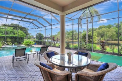 This pristine Mediterranean-style residence, custom-built by on Verandah Golf Course and Club in Florida - for sale on GolfHomes.com, golf home, golf lot